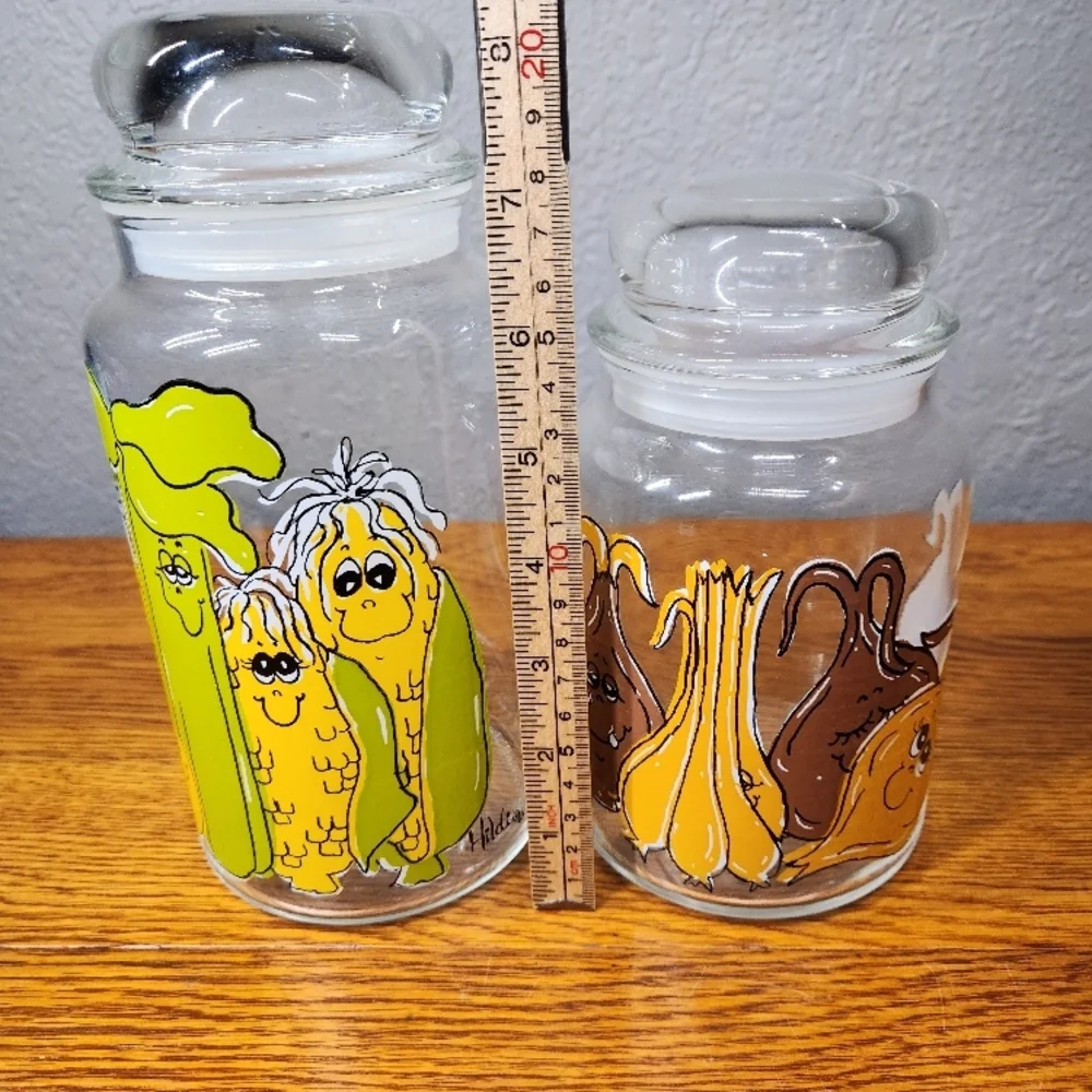 Anchor Hocking Hildi glass canisters